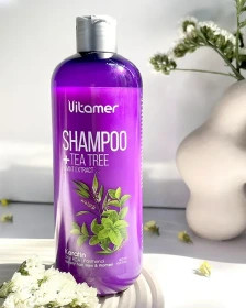 شامپو ویتامر حاوی عصاره نعنا و درخت چای مخصوص موهای چرب Vitamer-400ml