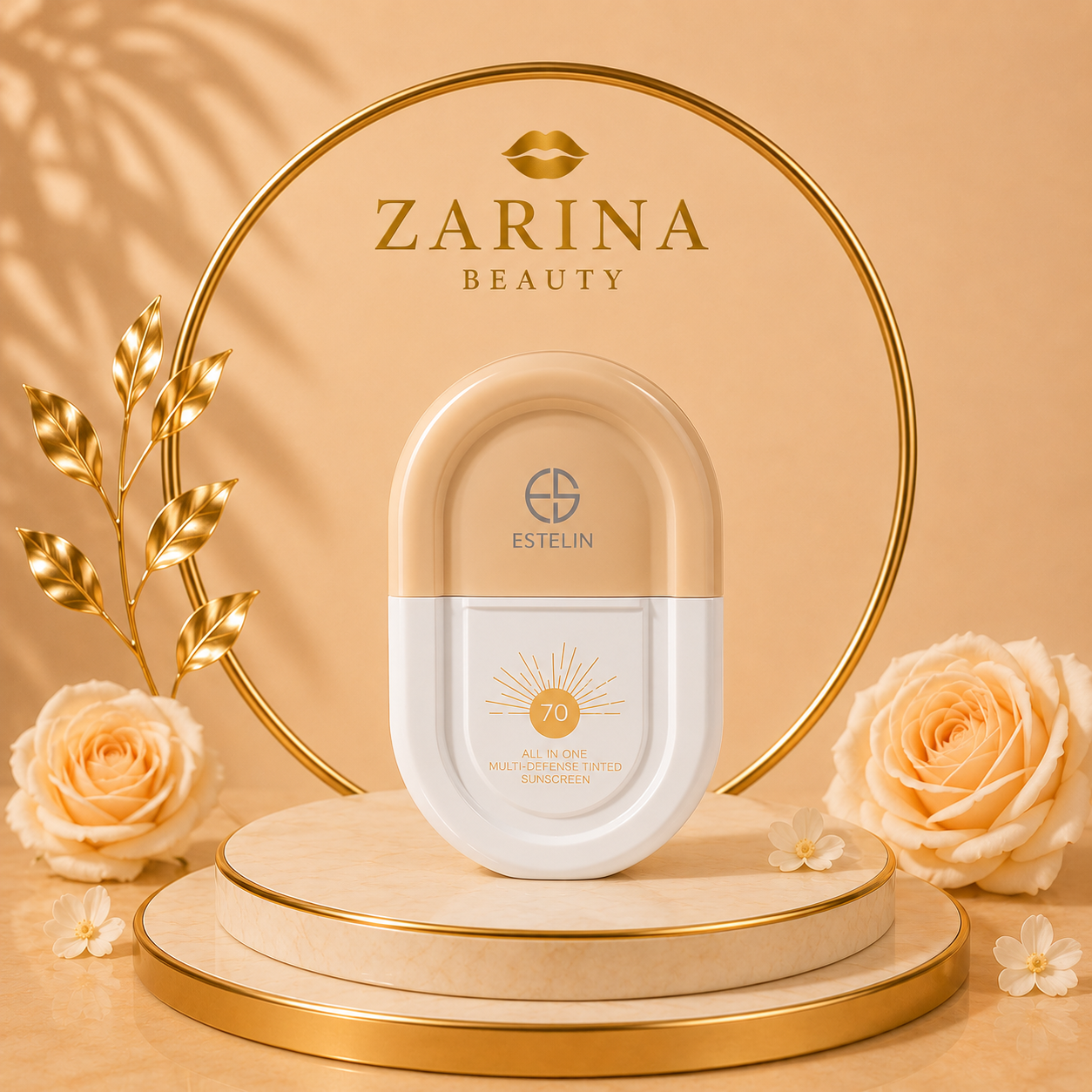 کرم ضد آفتاب استلین رنگی 50 میل SPF70 اورجینال
